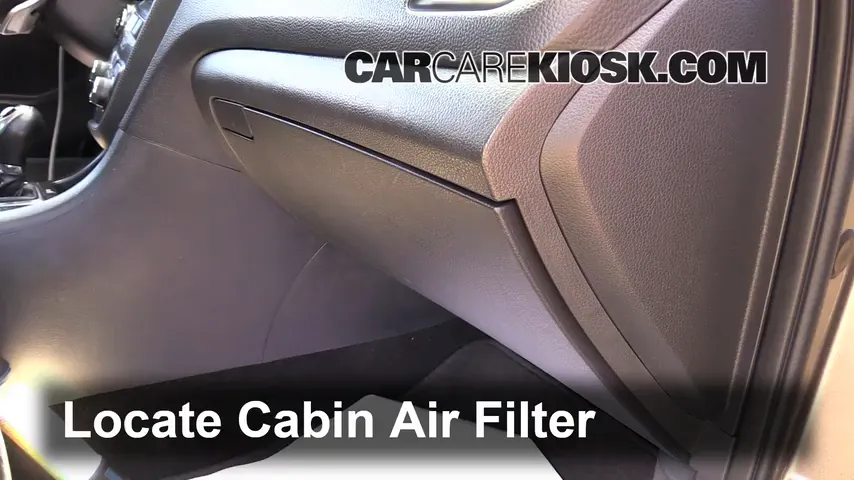 2011 Kia Optima SX 2.0L 4 Cyl. Turbo Filtre à air (intérieur) Changement